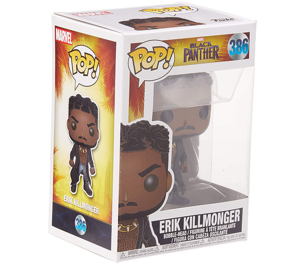 Funko Pop 386 Erik Killmonger (Black Panther Marvel)