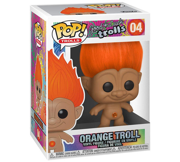 Funko Pop 04 Orange Troll (Dreamwork, Trolls)