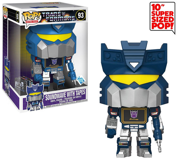 Funko Pop 93 Soundwave with Tapes (10 '' XL, Special edition)