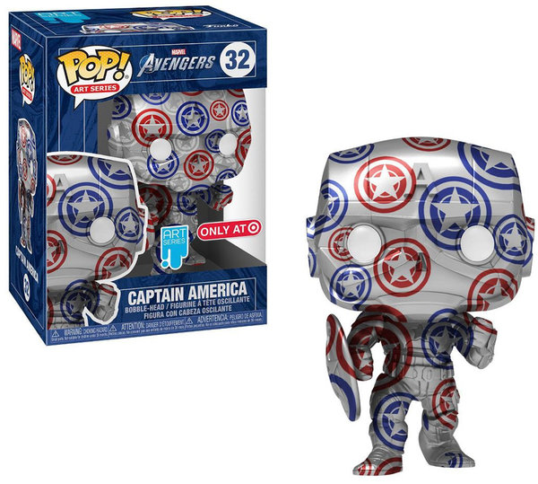 Funko Pop 32 Captain America (Art Series - Special Edition)