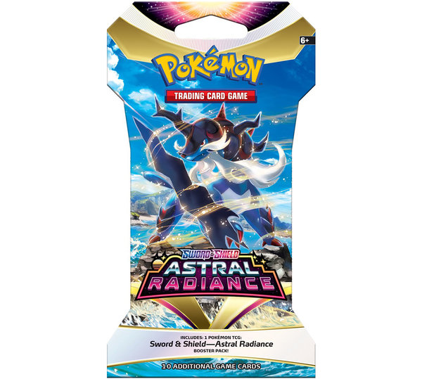 Pokémon Sword & Shield Astral Radiance 5 Sleeved Booster packs
