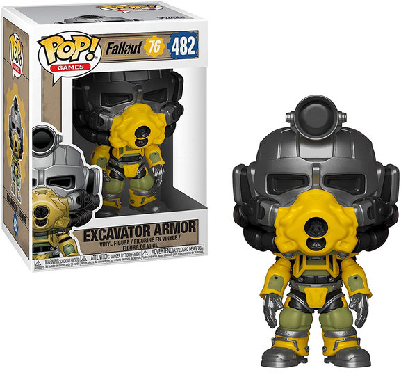 Funko Pop 482 Excavator Armor (Fallout 76)