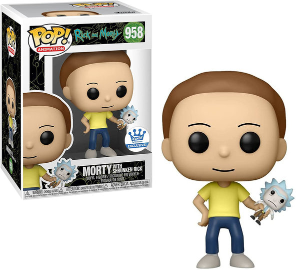 Funko Pop 958 Morty with Shrunken Rick (Rick and Morty)
