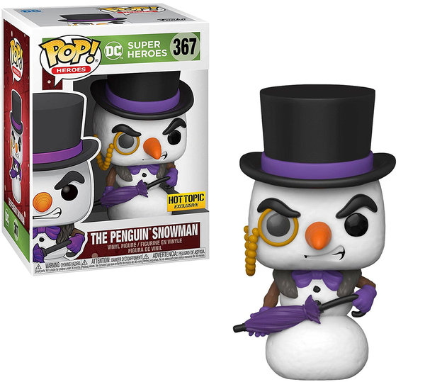 Funko Pop 367 The Penguin Snowman (Special Edition, DC Super Heroes)