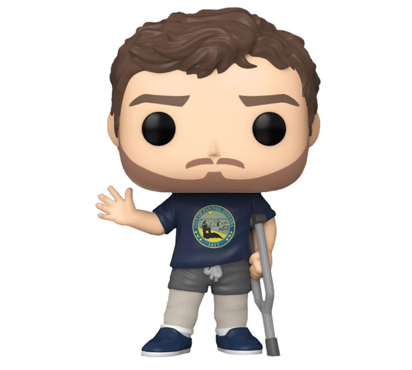 Funko Pop 1155 Andy with leg Casts (Parks and Recreation)