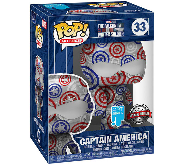 Funko Pop 33 Captain America (Marvel, The Falcon Winter Soldier)