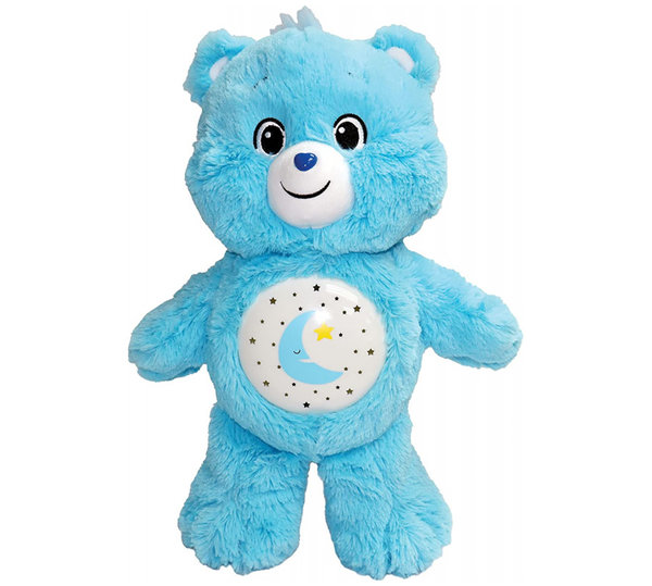 Troetelbeertje (Care Bear) met licht en geluid Blauw