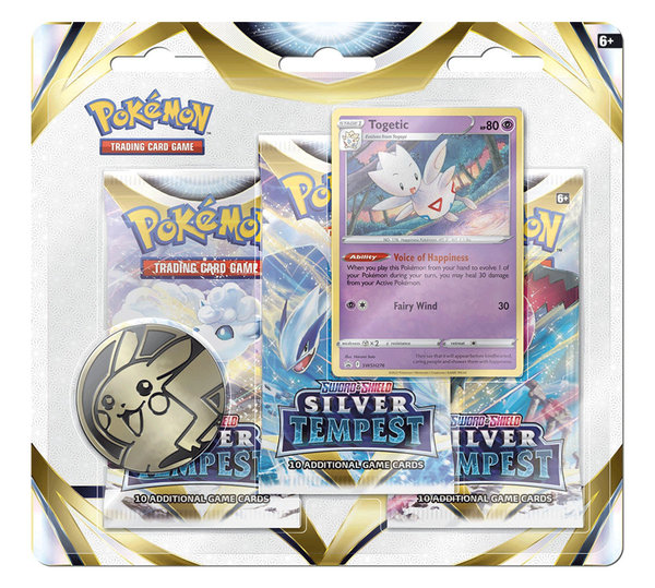 Pokémon TCG (Sword & Shield) Silver Tempest 3 Boosterblister