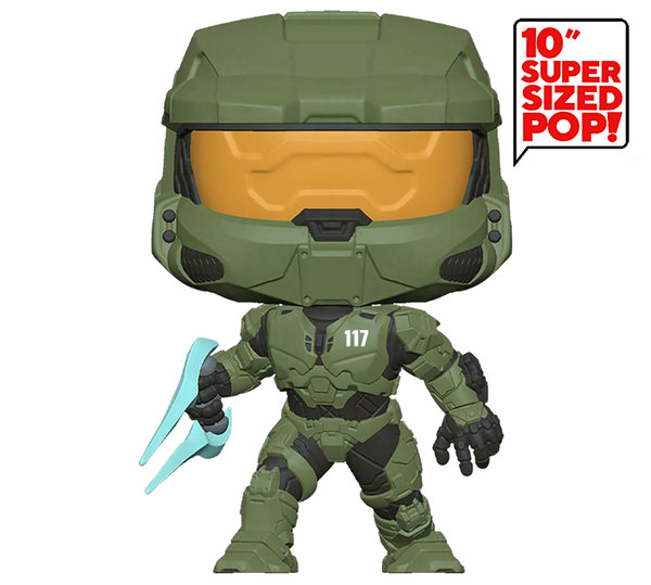 Funko Pop 19 Master Chief with energy Sword (Halo 10 inch XL)