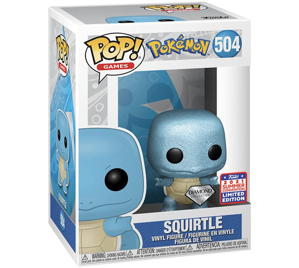 Funko Pop 504 Squirtle (Pokémon, Limited Edition)
