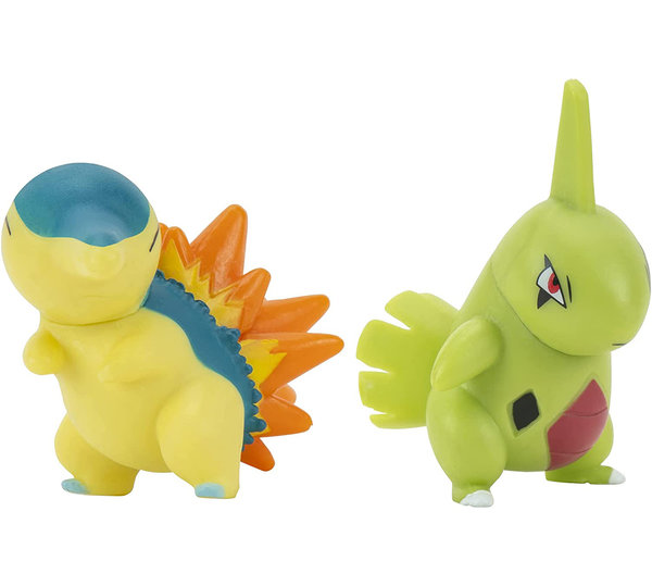 Pokémon Battle Figure Set - Larvitar + Cyndaquil
