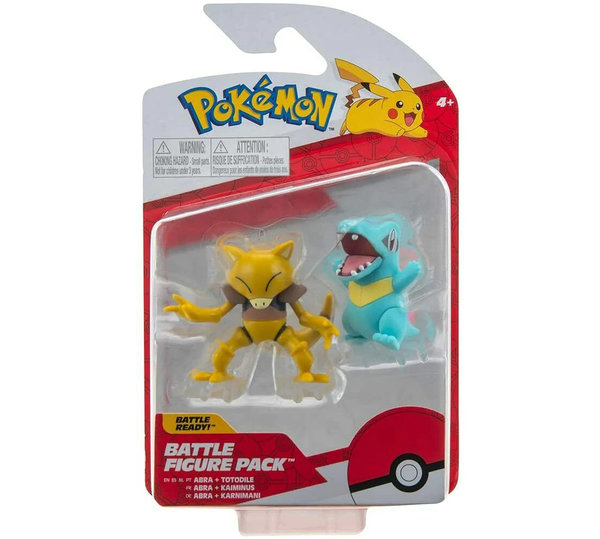 Pokémon Battle Figure Set - Abra - Totodile