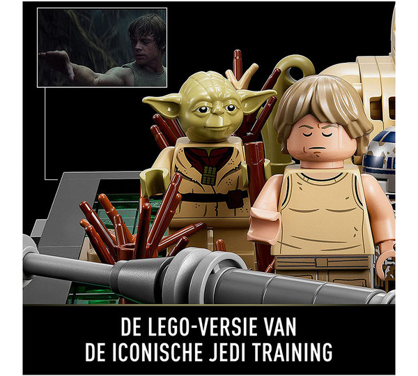 LEGO Star Wars Jedi training op Dagobah Diorama (75330)