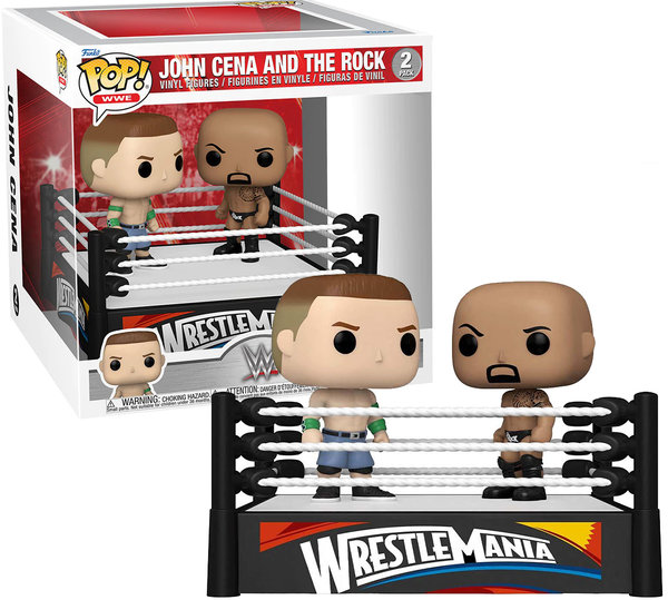 Funko Pop John Cena and The Rock (WWE)