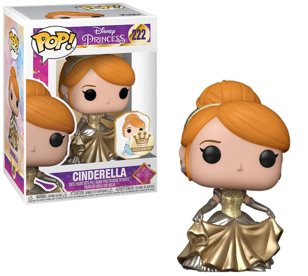 Funko Pop 222 Cinderella (Disney Princess, Exclusive Gold)