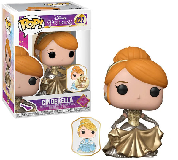 Funko Pop 222 Cinderella (Disney Princess, Exclusive Gold)