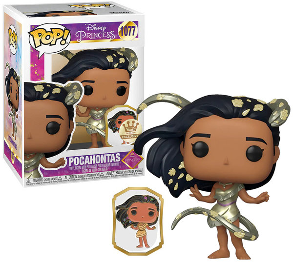 Funko Pop 1077 Pocahontas (Disney Princess, Exclusive Gold)