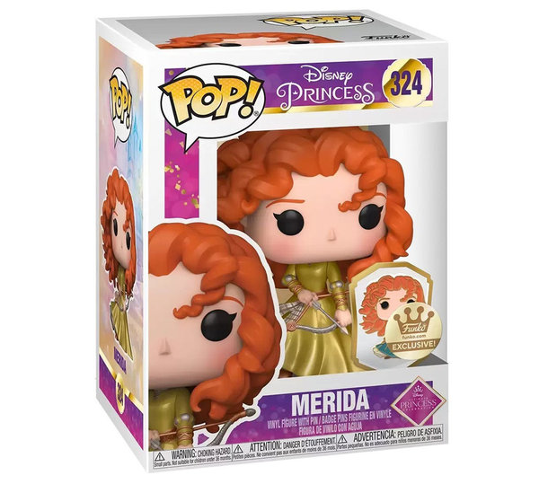 Funko Pop 324 Merida (Disney Princess, Exclusive Gold)