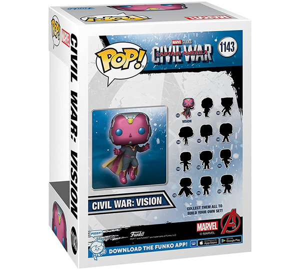 Funko Pop 1143 Civil War Vision (Marvel)