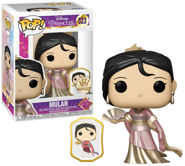 Funko Pop 323 Mulan (Disney Princess, Exclusive Gold)