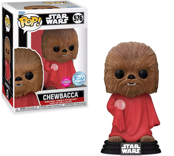 Funko Pop 576 Chewbacca (Star Wars, Flocked, Special Edition)